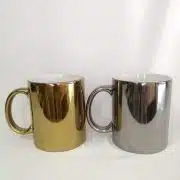 Taza 11 Oz. Metalizada o espejada