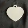 Llavero sublimable de PVC - Corazón