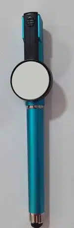 Bolígrafo touchscreen con placa sublimable - Celeste