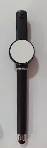 Bolígrafo touchscreen con placa sublimable - Negro
