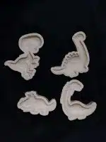 Molde de silicona de dinosaurios