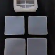 Molde de silicona 5 piezas para posavasos