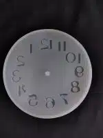 Molde de silicona reloj