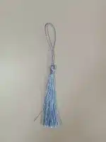 Borla para llavero celeste
