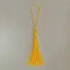 Borla para llavero amarillo