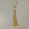 Borla para llavero dorado