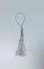 Borla plateada