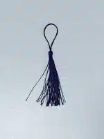 Borla azul marino