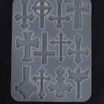 Molde de silicona 12 cruces