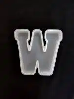 Molde de silicona letra "W"