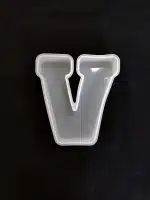Molde de silicona letra "V"