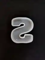 Molde de silicona letra "S"