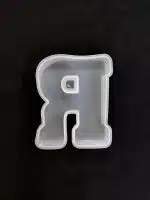 Molde de silicona letra "R"
