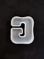 Molde de silicona letra "G"