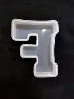 Molde de silicona letra "F"