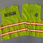 Chalecos reflectivos personalizados verdes