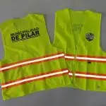 Chalecos reflectivos personalizados verdes