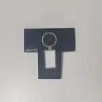 Llaveros de metal sublimable rectangulo