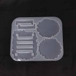 Molde de silicona Posavasos círculo irregular