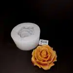 Molde de silicona rosa petalos espiral