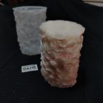 Molde de silicona cilindrico flores