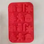Molde de silicona 14 figuras de navidad