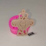 Molde de silicona cruz con cáliz