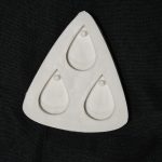 Molde de silicona 3 dijes gota